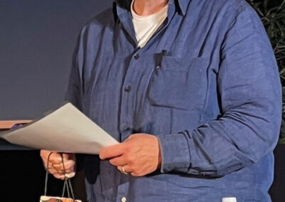 Dietmar Bär am 24.9.25 bei seiner Lesung aus „Knastkinder“