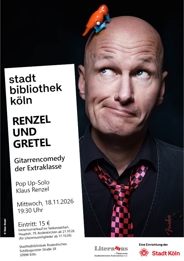 Plakat_Renzel und Gretel am 18.11.26 LITERAMUS